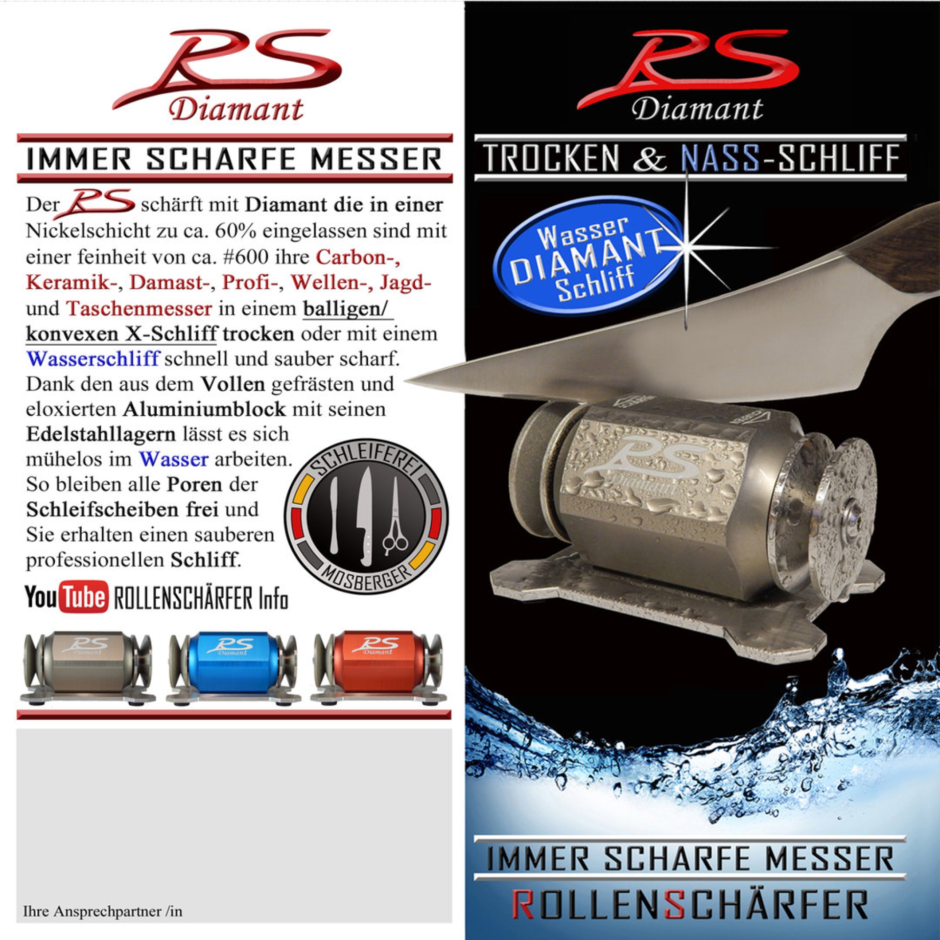 RS Diamant Rollenschärfer